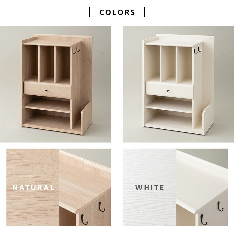 ランドセルラック 幅58cm 低め キャスター付き 引き出し付き ランドセル置き ランドセル収納 ラック ワゴン チェスト 本棚 収納棚 子供用 子供部屋 キッズルーム 入学準備 入園準備 リビング収納 収納家具