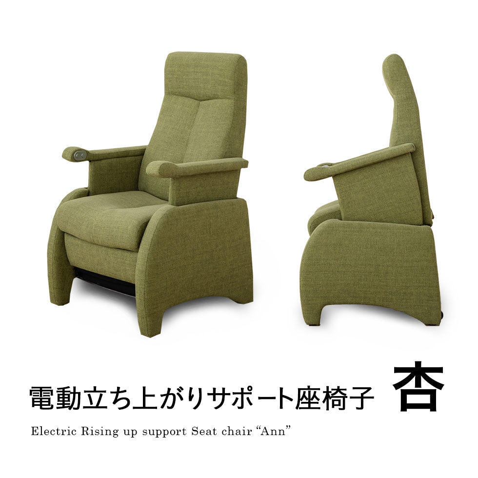 電動 立ち上がりサポート 高座椅子 電動リクライニング機能 手元リモコンで簡単操作 開梱設置サービス付き 5年の長期保証付き 介護 起立補助 リクライニングチェア