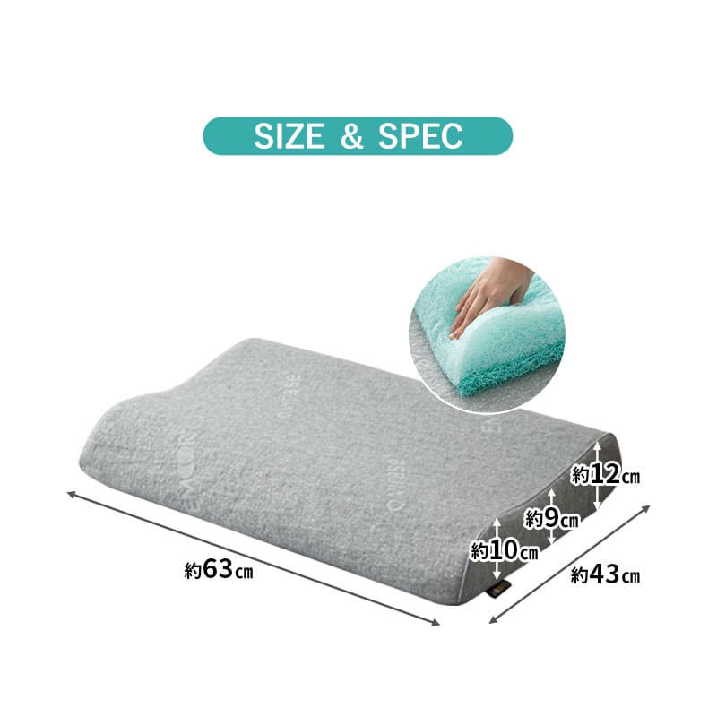 3Dファイバーまくら 抗ウイルス カバー付き 通気性抜群 蒸れにくい 高さ調節可能 高反発 アレルギー対策 日本製 ショールーム体験可