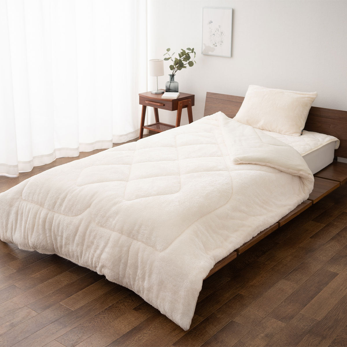 掛け布団 シングル 発熱わた入り 掛布団 わた入り 綿入り シンサレート 静電気防止 極暖 +2℃ 吸湿発熱 あったか 秋 冬 防寒対策 寒さ対策 冷え対策