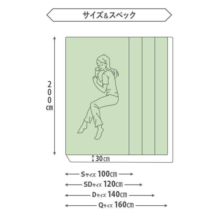 ボックスシーツ ナチュふわタオル寝具 接触冷感・吸湿放熱