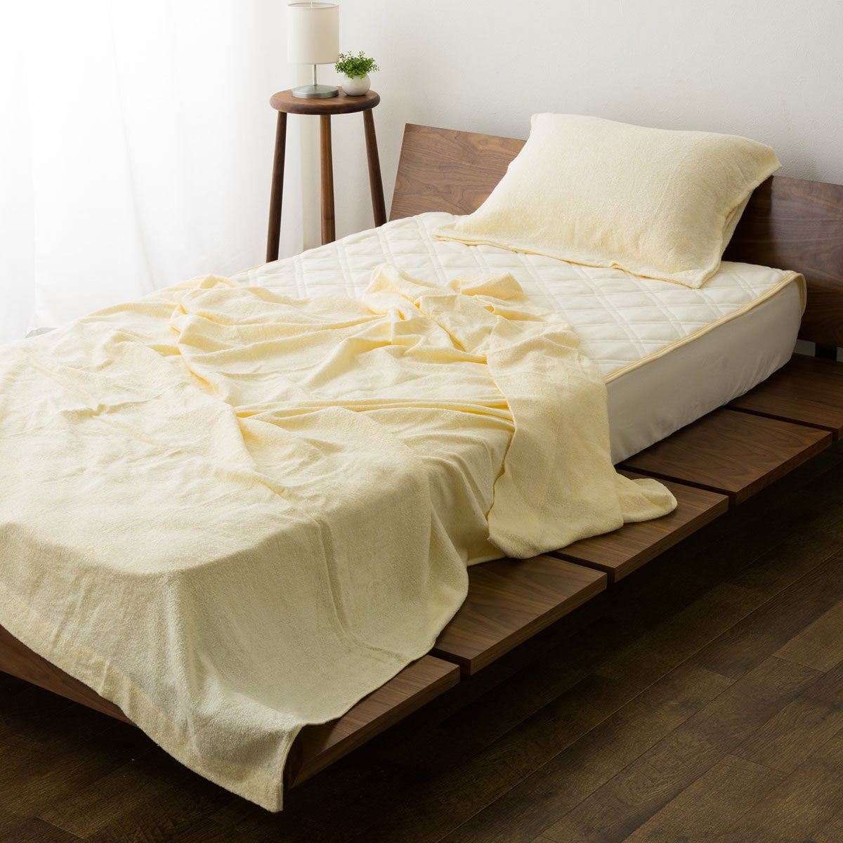 タオルケット ナチュふわタオル寝具 接触冷感・吸湿放熱