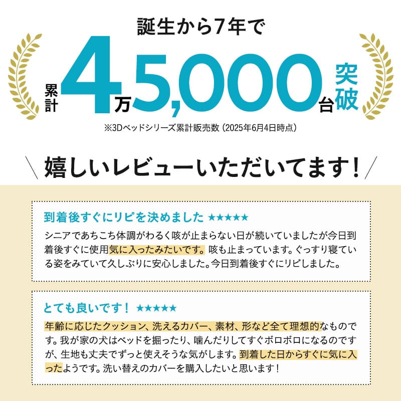 【ワンコnowa掲載】 年代に合わせて選ぶ 3Dベッド 本体+洗い替え用カバーセット 成犬タイプ Lサイズ 小型犬 中型犬 洗い替え付き