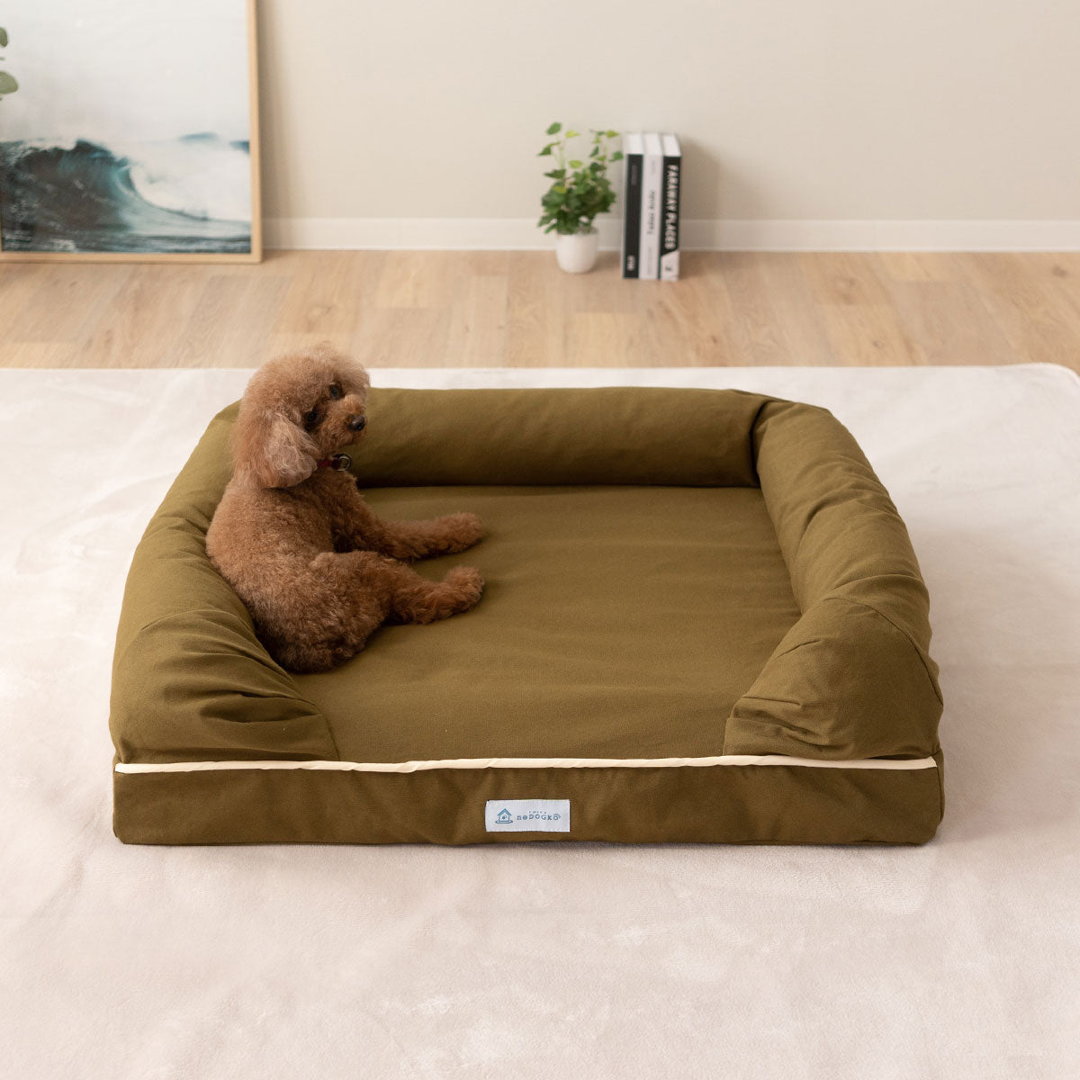 【ワンコnowa掲載】 年代に合わせて選ぶ 3Dベッド 本体+洗い替え用カバーセット シニアタイプ Lサイズ 小型犬 中型犬 洗い替え付き