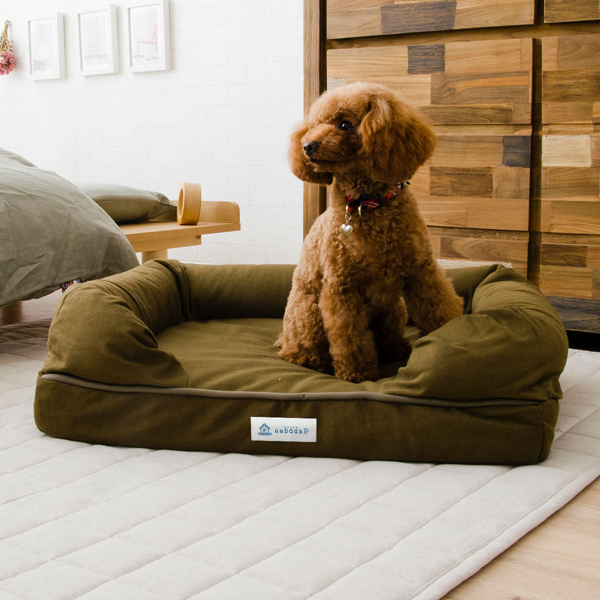 【ワンコnowa掲載】 年代に合わせて選ぶ 3Dベッド 本体+洗い替え用カバーセット 成犬タイプ Mサイズ 超小型犬 小型犬 洗い替え付き