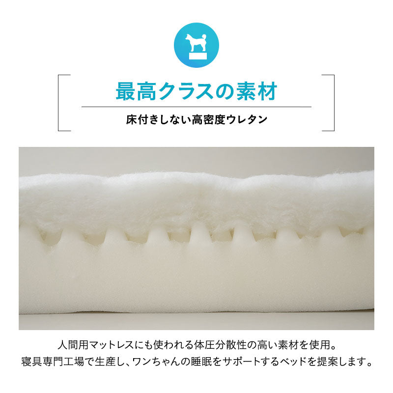 【ワンコnowa掲載】 年代に合わせて選ぶ 3Dベッド 本体+洗い替え用カバーセット 成犬タイプ XLサイズ 中型犬 大型犬 洗い替え付き