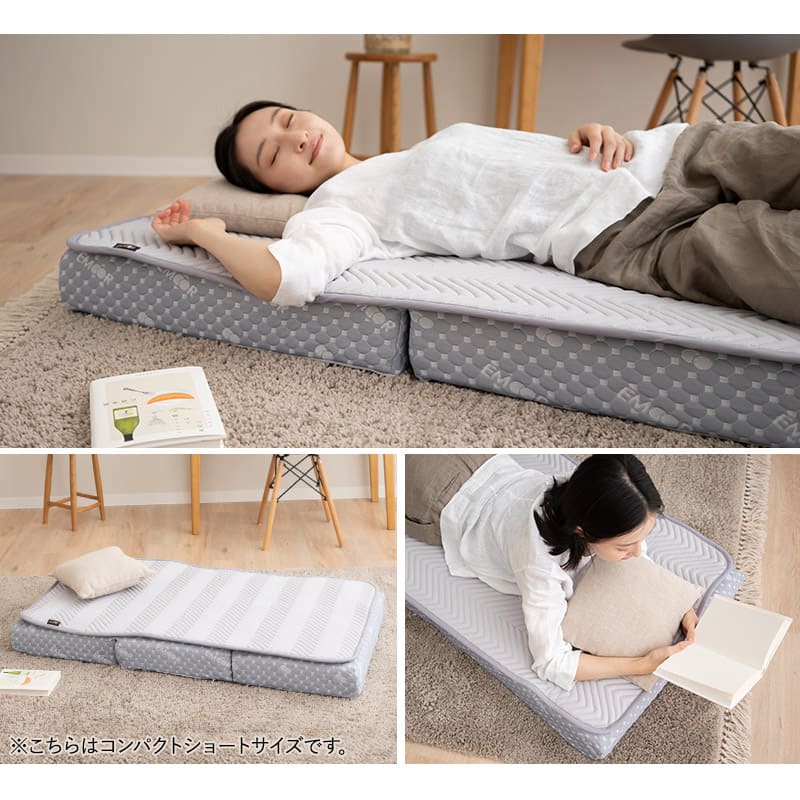 ベッドパッド コンパクトマットレス専用 幅65cm 敷きパッド マットレスカバー 日本製 抗菌 防臭 防ダニ 寝心地改善 洗い替え ズレにくい ごろ寝 コンパクト布団専用