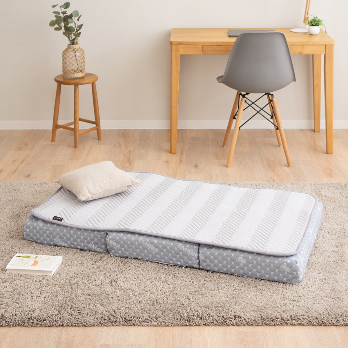 ベッドパッド コンパクトマットレス専用 幅65cm 敷きパッド マットレスカバー 日本製 抗菌 防臭 防ダニ 寝心地改善 洗い替え ズレにくい ごろ寝 コンパクト布団専用