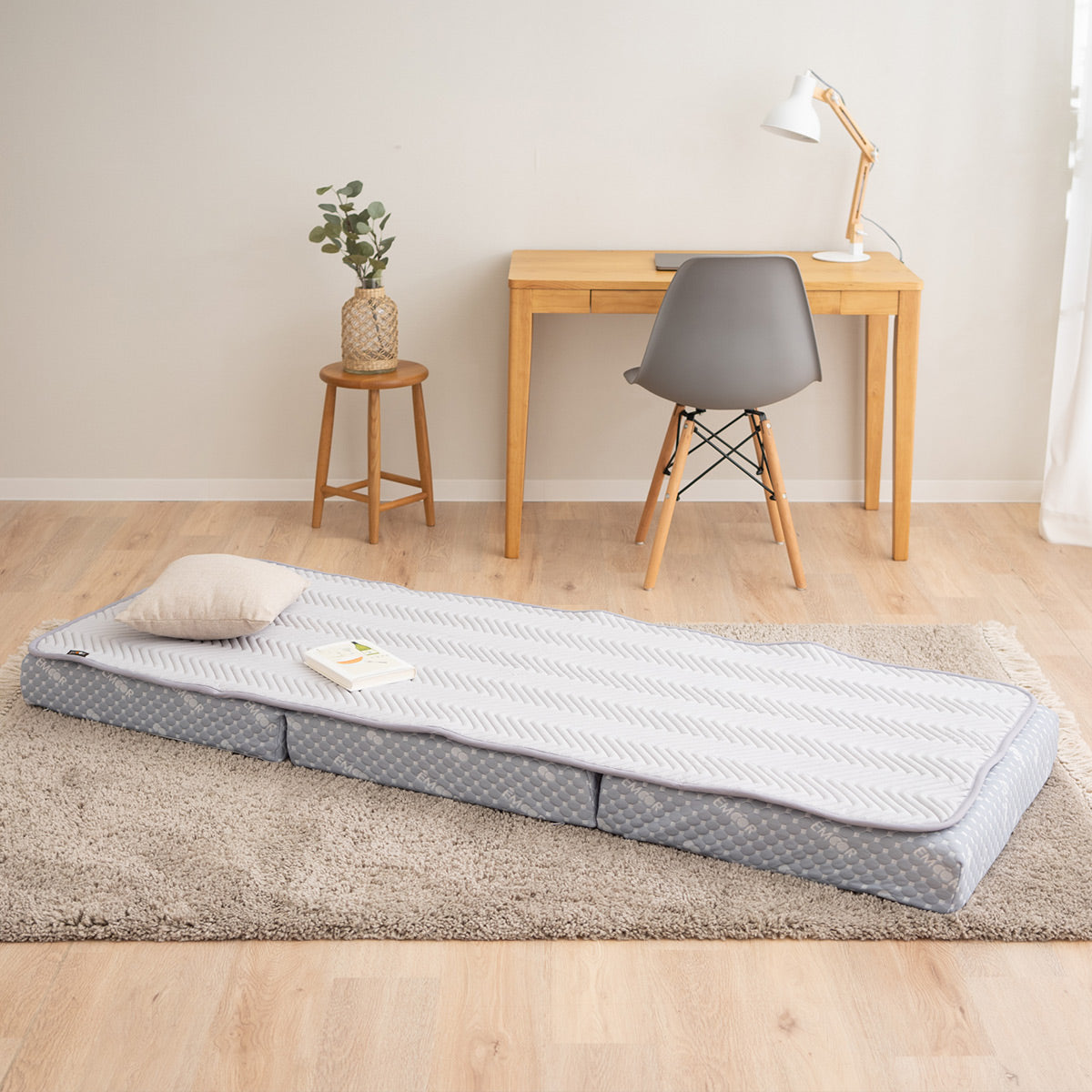 ベッドパッド コンパクトマットレス専用 幅65cm 敷きパッド マットレスカバー 日本製 抗菌 防臭 防ダニ 寝心地改善 洗い替え ズレにくい ごろ寝 コンパクト布団専用