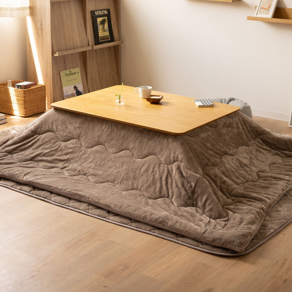 こたつ掛敷セット こたつ布団 ラグ 2点セット こたつ コタツ 炬燵 掛け布団 敷き布団 敷物 カーペット 極暖 +4℃ 吸湿発熱 あったか 秋 冬 防寒対策 寒さ対策 冷え対策 正方形 長方形 円形