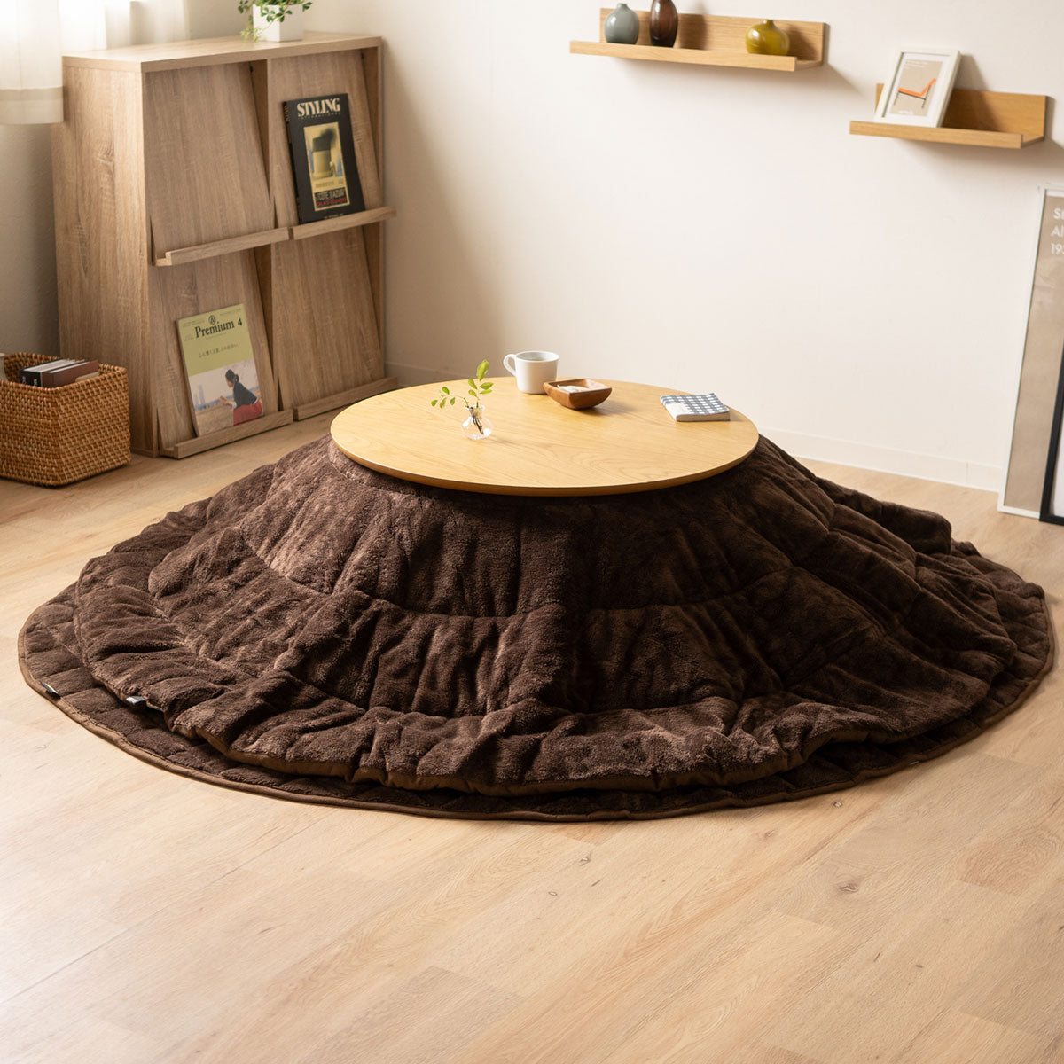 こたつ掛敷セット こたつ布団 ラグ 2点セット こたつ コタツ 炬燵 掛け布団 敷き布団 敷物 カーペット 極暖 +4℃ 吸湿発熱 あったか 秋 冬 防寒対策 寒さ対策 冷え対策 正方形 長方形 円形