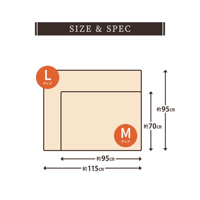 ペットブランケット 毛布 Lサイズ 小型犬 中型犬 ペット用 2枚合わせ毛布 綿入り毛布 ブランケット ケット 犬用 猫用 わた入り 洗える 吸湿発熱 極暖 +4℃ あったか 寒さ対策 防寒対策 ねどっこ