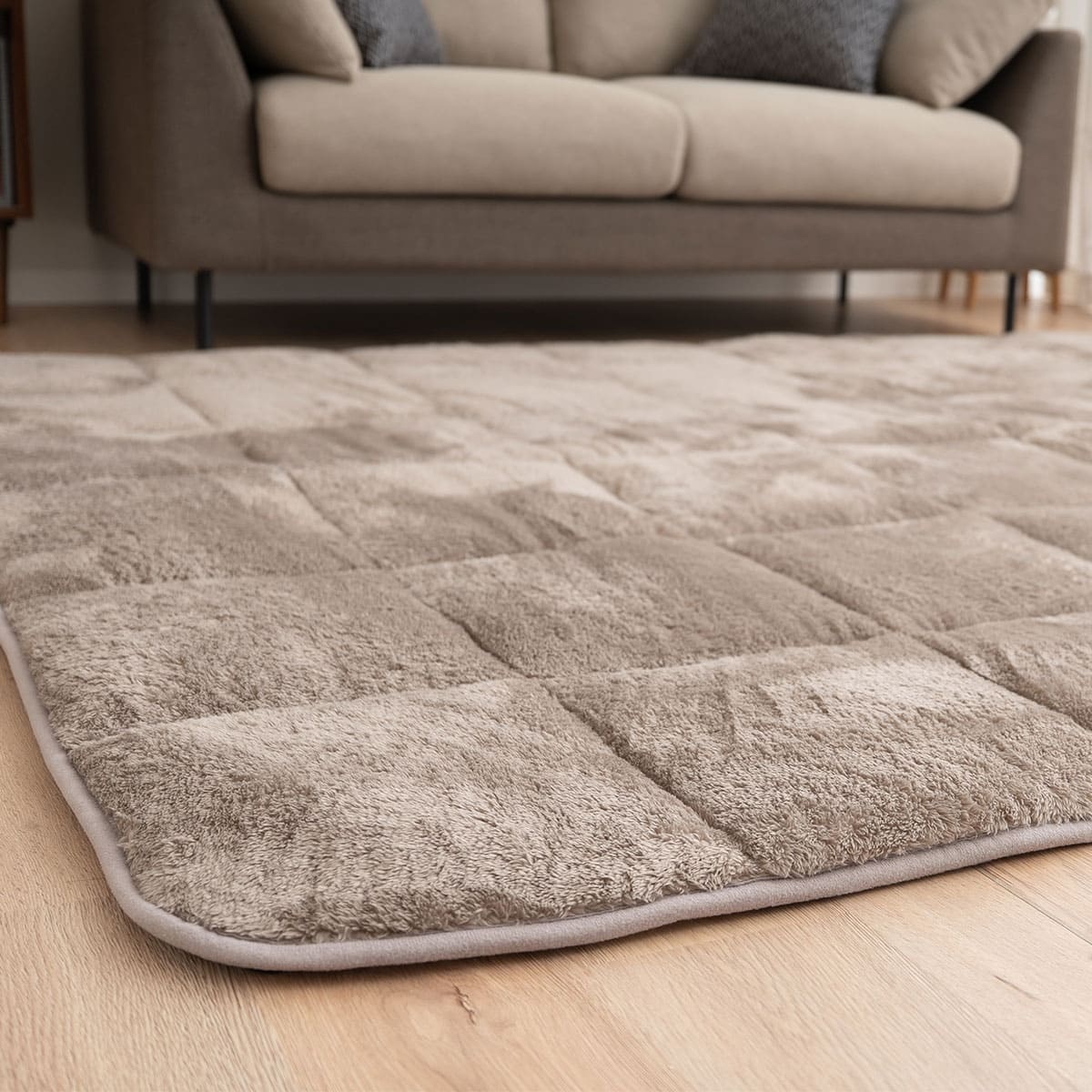 ラグ ラグマット 190×240cm カーペット 絨毯 敷きパッド 極暖 +4℃ 吸湿発熱 あったか 秋 冬 防寒対策 寒さ対策 冷え対策 長方形 約3畳 大判 大きい