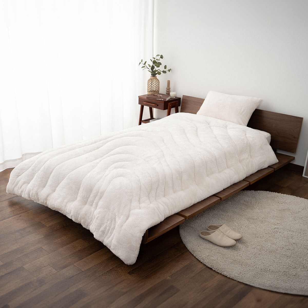 ウルトラ極暖掛け布団 シングルサイズ 抗菌防臭 吸湿発熱 極暖 +4℃ あったか