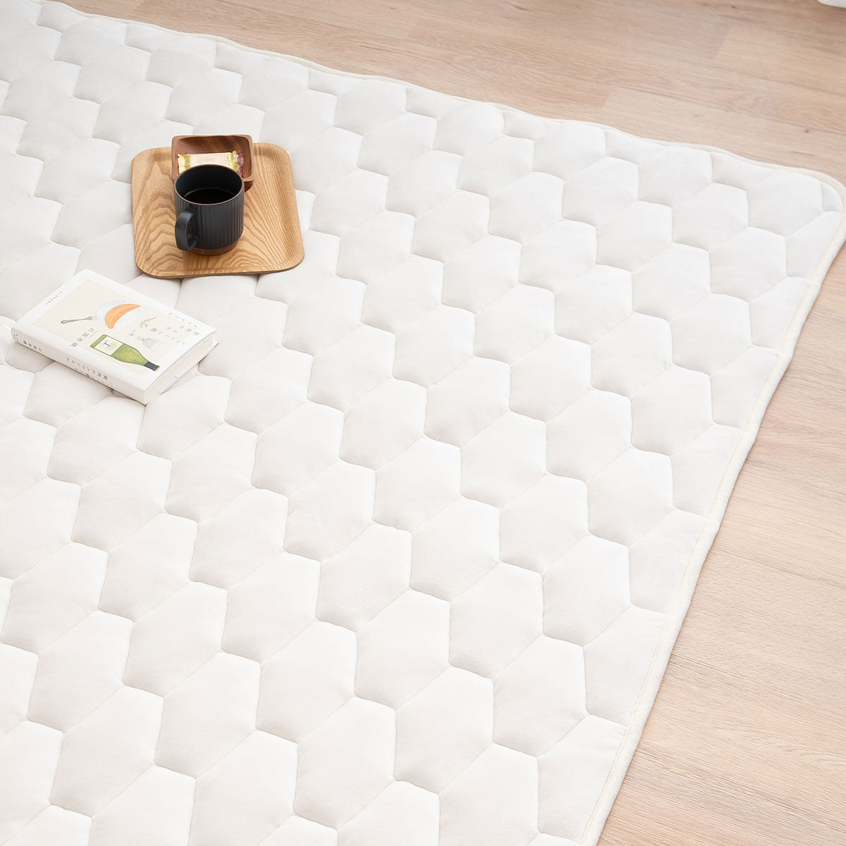 リビングで寝るパッド ラグ ラグマット カーペット 絨毯 敷きパッド マシュマロ しっとり