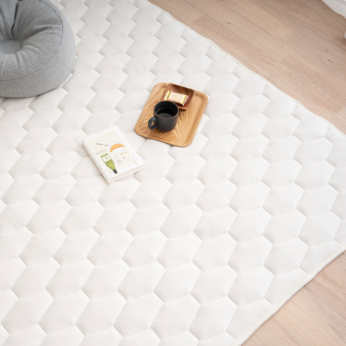 リビングで寝るパッド ラグ ラグマット カーペット 絨毯 敷きパッド マシュマロ しっとり