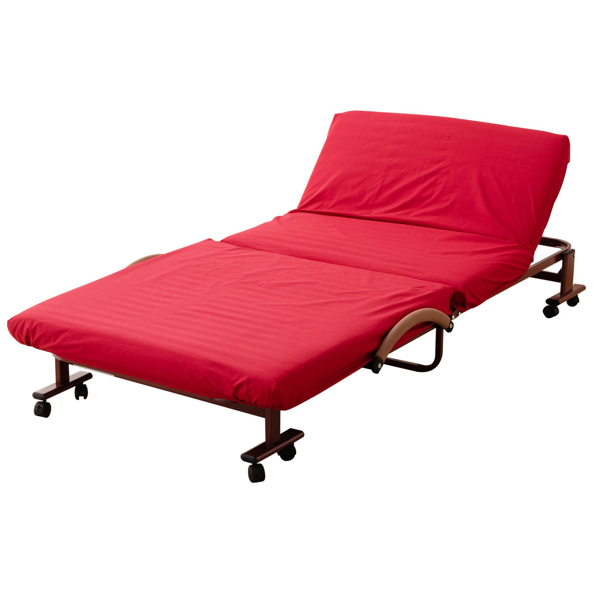 【ベッド同時購入で送料無料】 20色展開日本製ベッドシーツ 折りたたみベッド『メホール』/セミダブルサイズ専用