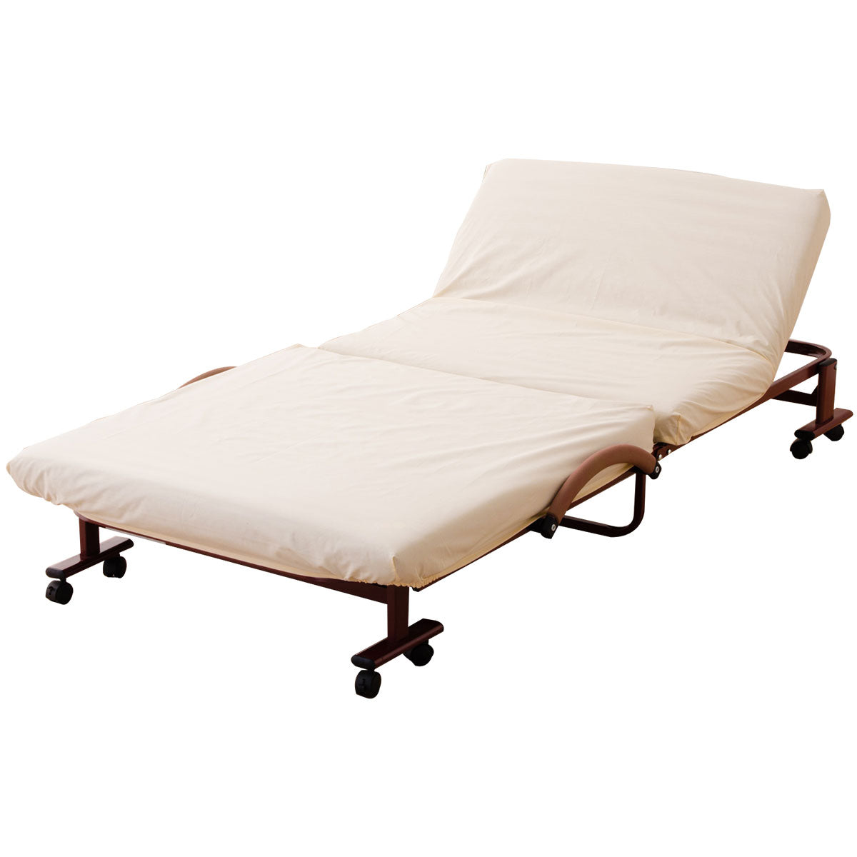 【ベッド同時購入で送料無料】20色展開日本製ベッドシーツ 折りたたみベッド『メホール』/シングルサイズ専用 ショールーム体験可能