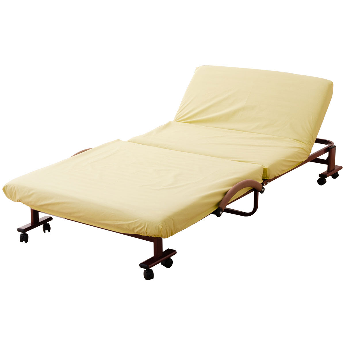 【ベッド同時購入で送料無料】 20色展開日本製ベッドシーツ 折りたたみベッド『メホール』/セミシングルサイズ専用