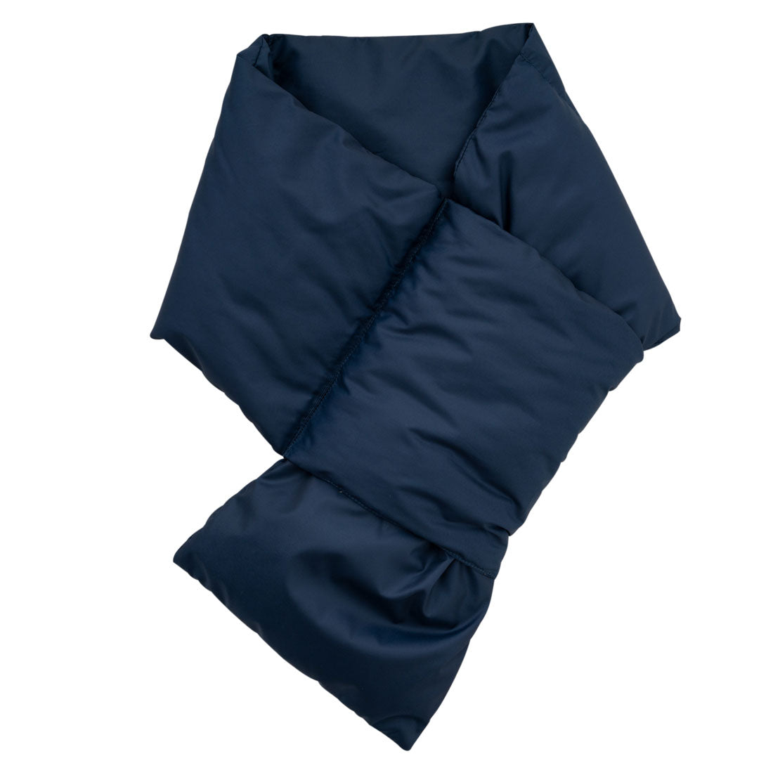 ダウンマフラー 羽毛 洗える収納ポケット付き