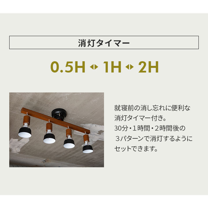 シーリングライト Type.A 【ナチュラルテイスト】 スポットライト