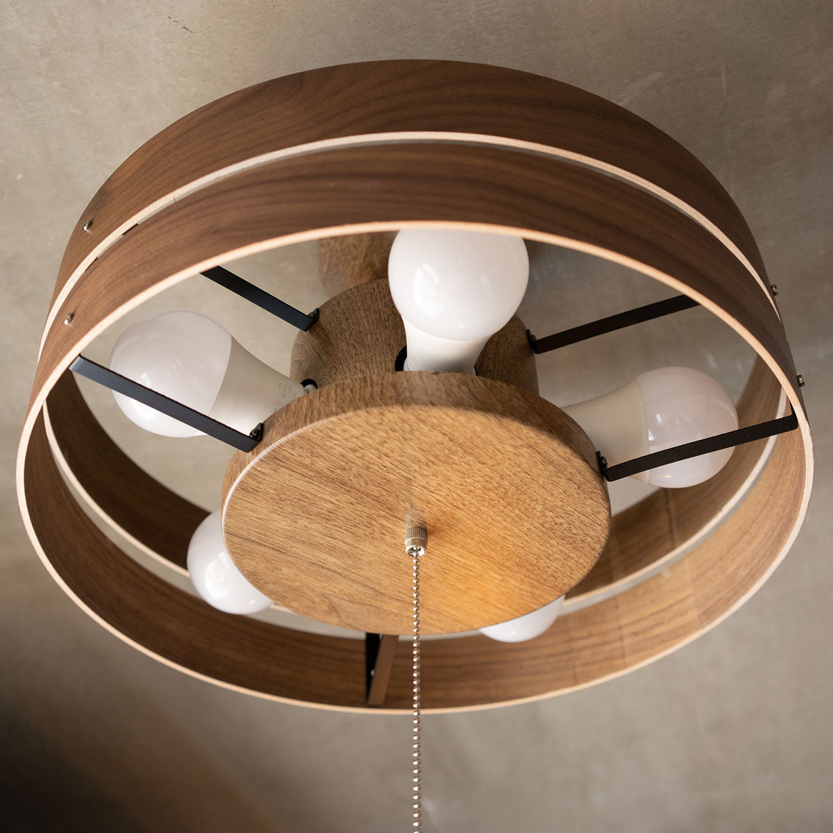 ウッドシーリングライト 14畳 スポットライト LED電球付き 1年保証付き