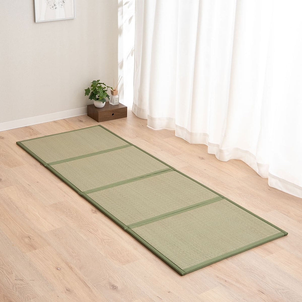 畳マットレス 畳マット い草マットレス 折りたたみ 4つ折り 8つ折り 天然い草 防カビ 消臭 空気洗浄 調湿 吸汗 コンパクト 敷くだけ