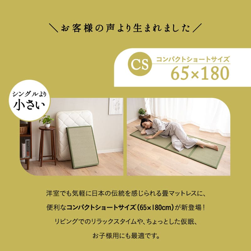 畳マットレス 畳マット い草マットレス 折りたたみ 4つ折り 8つ折り 天然い草 防カビ 消臭 空気洗浄 調湿 吸汗 コンパクト 敷くだけ