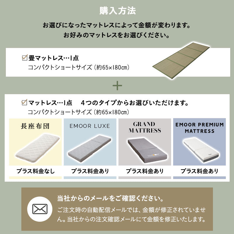 畳マット 敷き寝具 2点セット