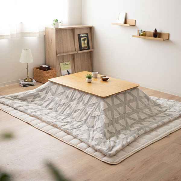 こたつ掛け布団 ジャガードカチオン こたつ布団 あったか 寒さ対策 防寒対策 (北欧柄・無地)