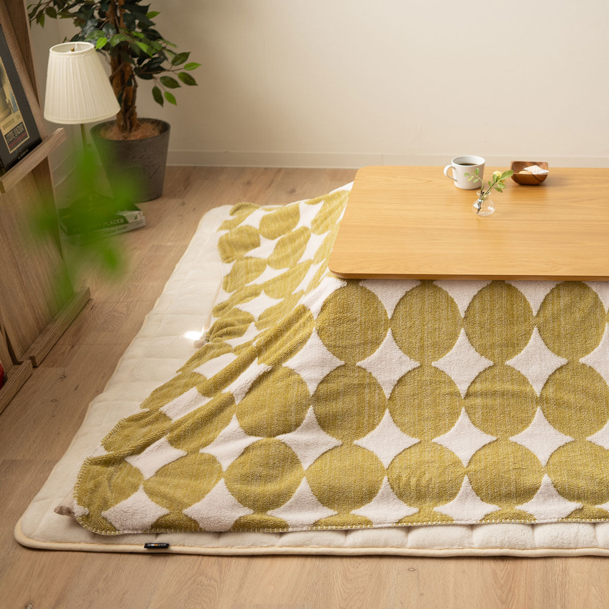 こたつ 上掛けカバー ボアジャガード ジャガードカチオン 布団カバー マルチカバー あったか 寒さ対策 防寒対策 (北欧柄・無地)