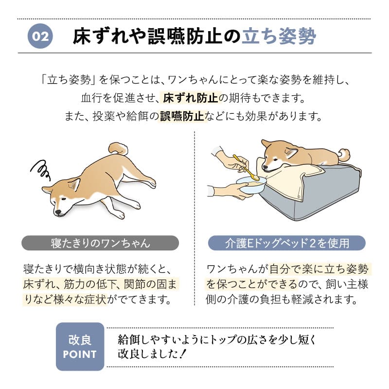 介護用 ドッグベッド 小型犬 中型犬 大型犬 シニア E字型 防水カバー付き 介護用ベッド ペットベッド ドッグベッド 老犬 高齢犬 犬用 ペット用 姿勢維持 床ずれ防止 誤嚥防止 寝たきり 介護用品 ペット用品