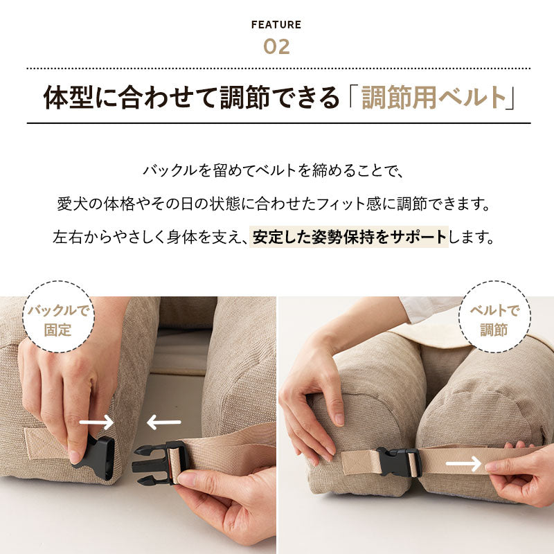 介護用 ドッグベッド 小型犬 中型犬 大型犬 シニア コの字型 汚れ防止カバー付き 防水カバー 介護用ベッド ペットベッド ドッグベッド 老犬 高齢犬 犬用 ペット用 姿勢維持 床ずれ防止 誤嚥防止 寝たきり 介護用品 ペット用品