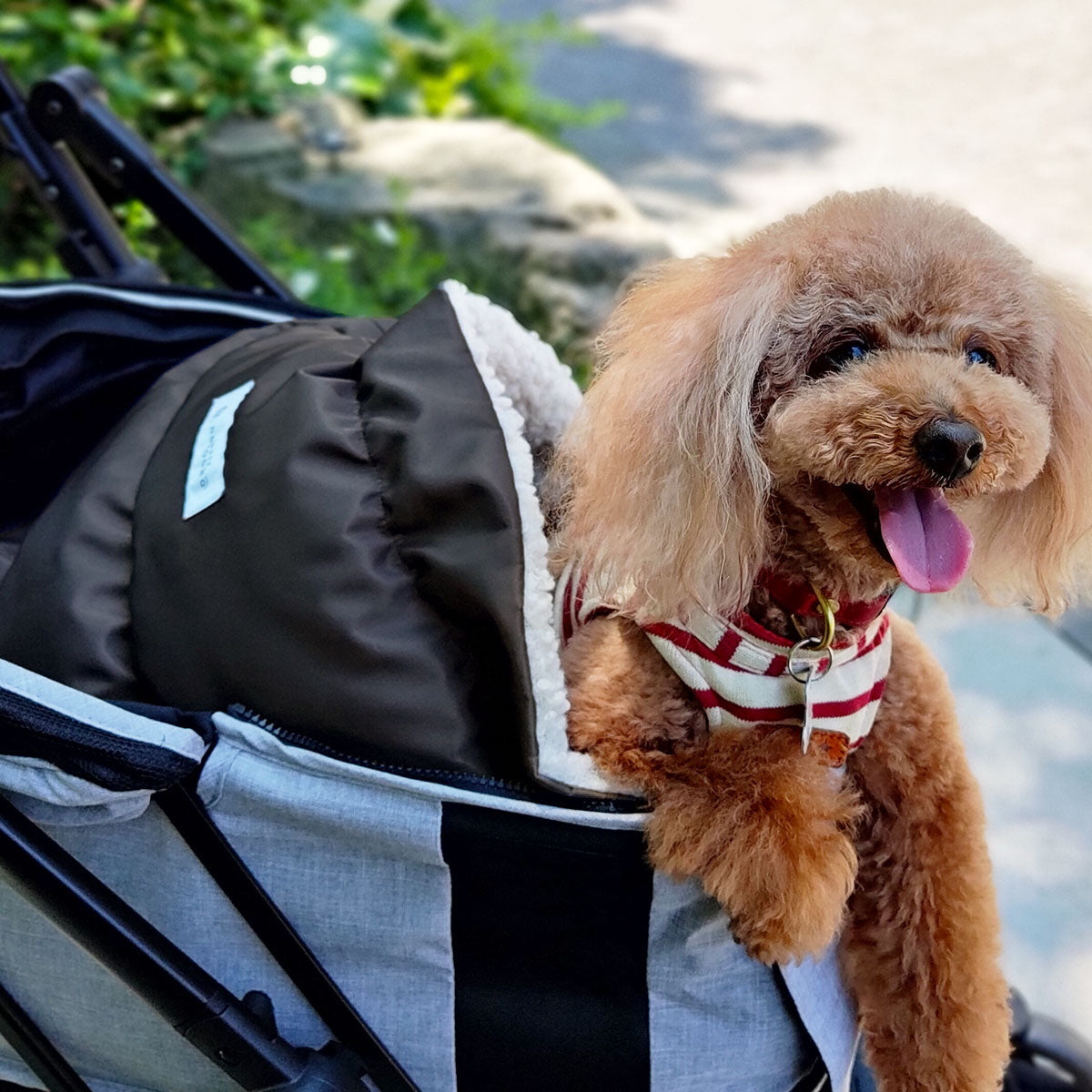 シュラフ バギーベッド 小型犬 収納ポーチ付き ブランケット付き 防寒 撥水 洗える バギー用ベッド カート用ベッド ドライブベッド ペットベッド ドッグベッド 犬用 ペット用 移動 おでかけ ペット用品