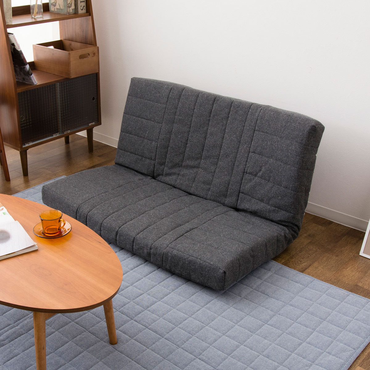 マルチリクライニングソファ 1人用 低反発 14段階リクライニング 日本製