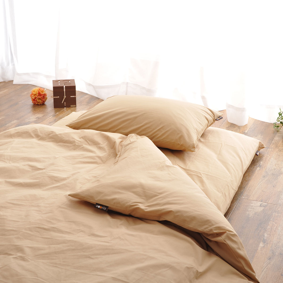 布団カバー 3点セット シングルサイズ 和布団用 日本製 綿100% 抗菌・防臭・防ダニ シングルサイズ(掛け布団カバー・敷き布団カバー・ピロケース)