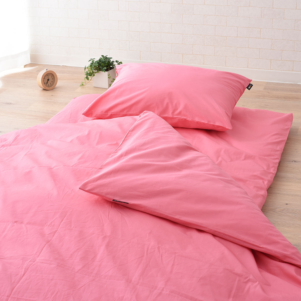 布団カバー 3点セット セミダブルサイズ 和布団用 日本製 綿100% 抗菌・防臭・防ダニ (掛け布団カバー・敷き布団カバー・ピロケース)