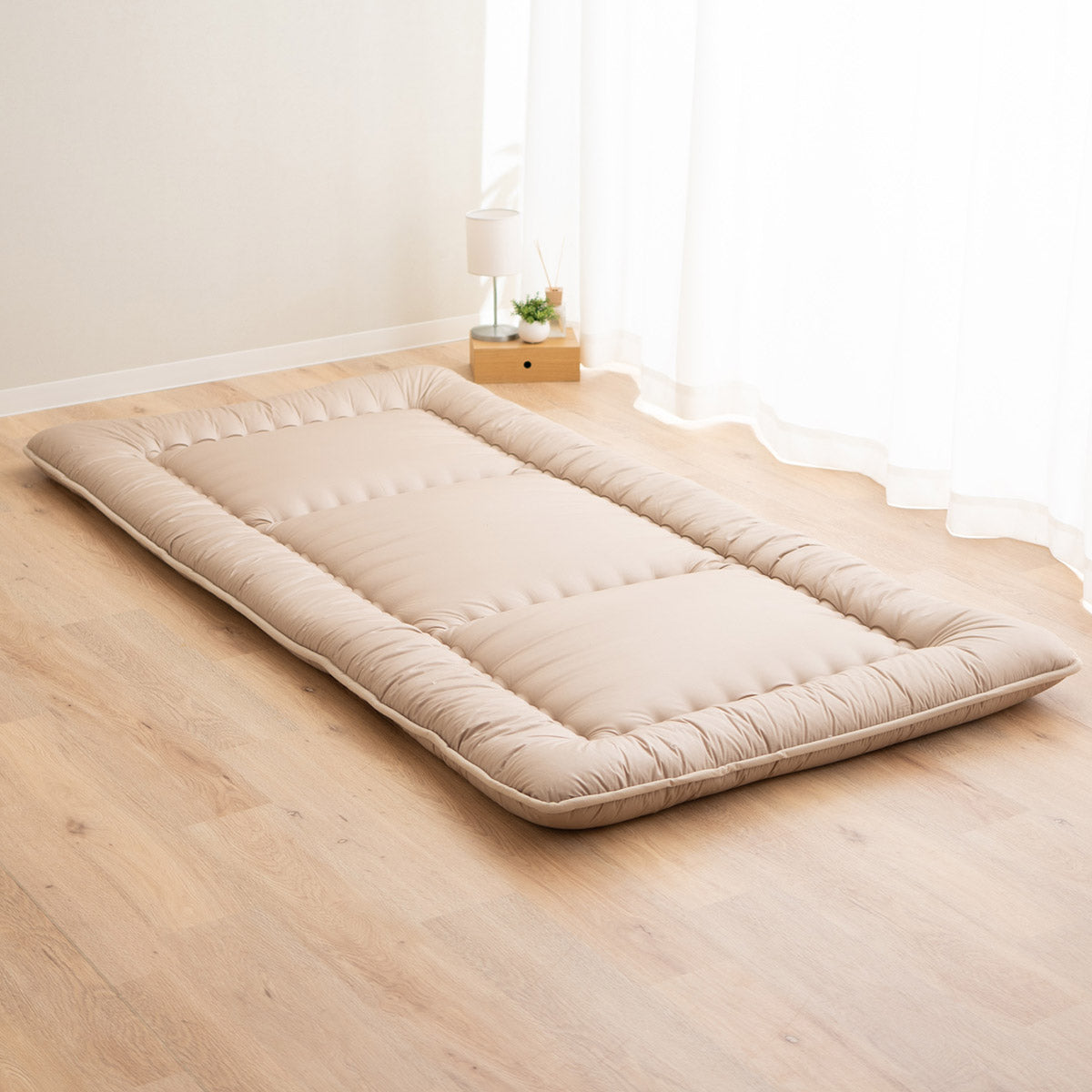 軽量敷き布団 シングルサイズ 日本製 抗菌 防臭 防ダニ