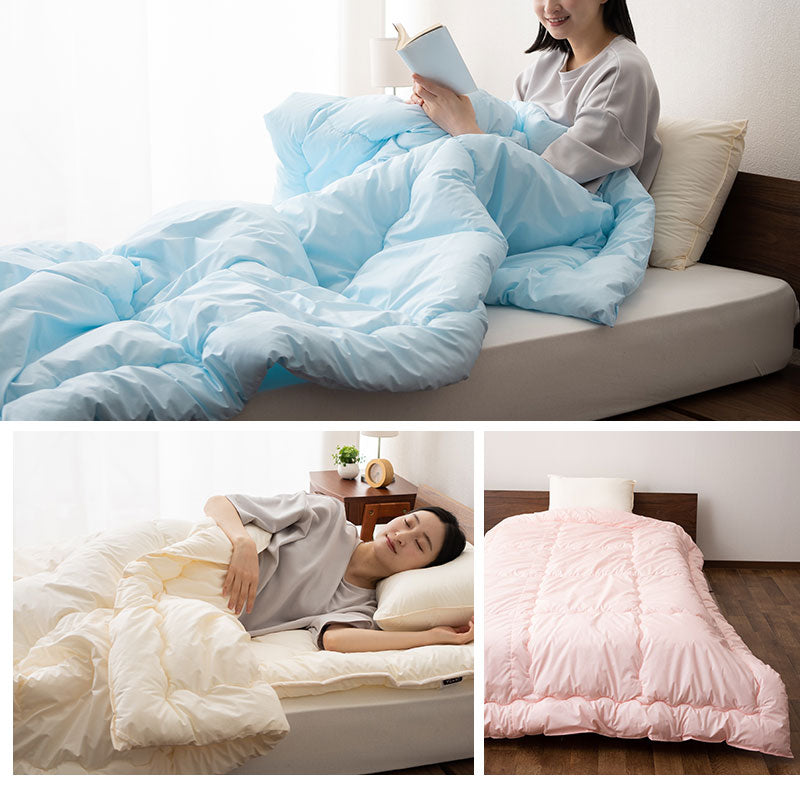 肌掛け布団 セミダブルサイズ 日本製 わた入り