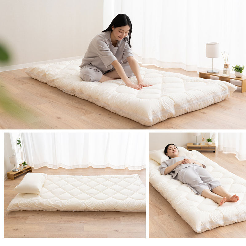 敷き布団 シングルサイズ 日本製 極厚