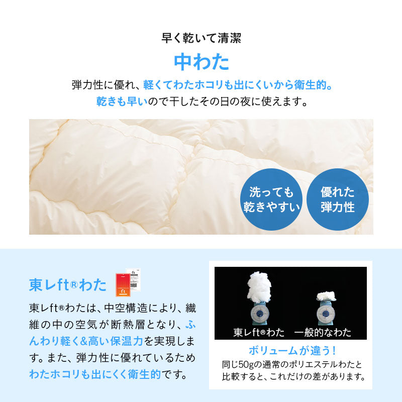 洗える 和布団用 布団3点セット セミダブル (掛け布団・敷き布団・枕) 日本製 掛け敷き枕 組布団 丸洗い 洗濯機OK