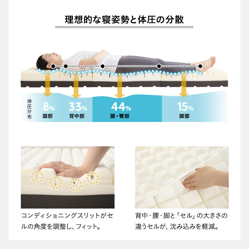 居間になる畳ベッド 選べるマットレス 2点セット ( #101 ジャストフレーム キャビネットタイプ ) セミダブル