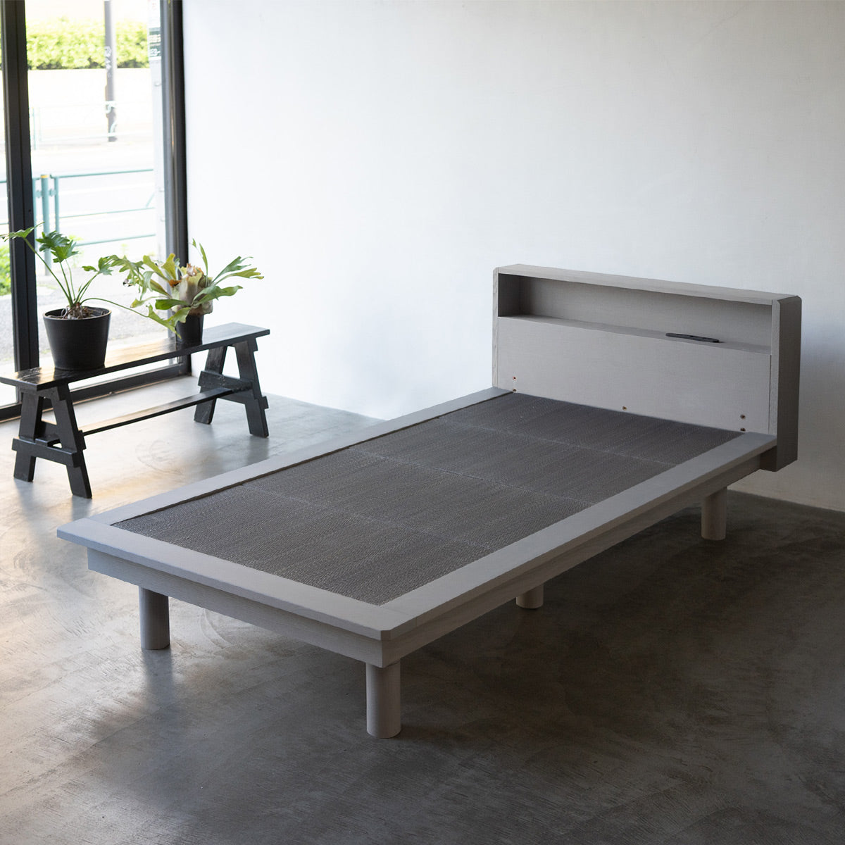 居間になる畳ベッド ステージフレーム 木製 桐 すのこ スノコ 天然い草 閑のある暮らし  立川ショールーム体験可