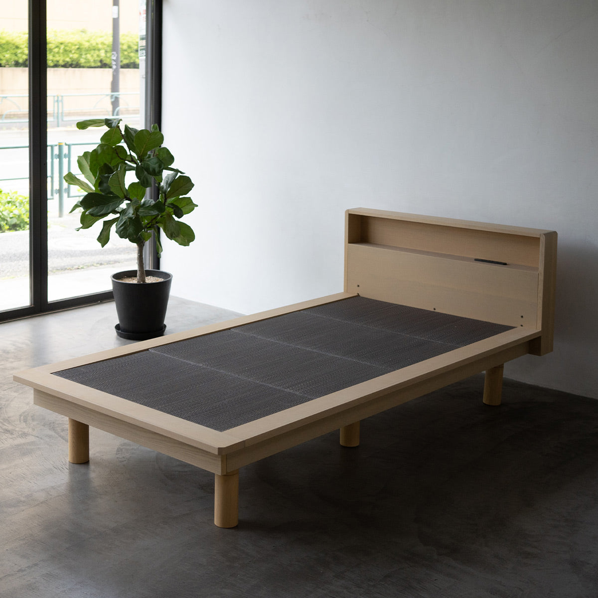 居間になる畳ベッド ステージフレーム 木製 桐 すのこ スノコ 天然い草 閑のある暮らし  立川ショールーム体験可