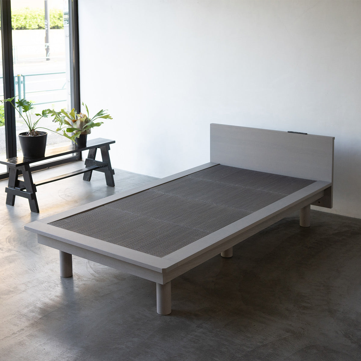 居間になる畳ベッド ステージフレーム 木製 桐 すのこ スノコ 天然い草 閑のある暮らし  立川ショールーム体験可