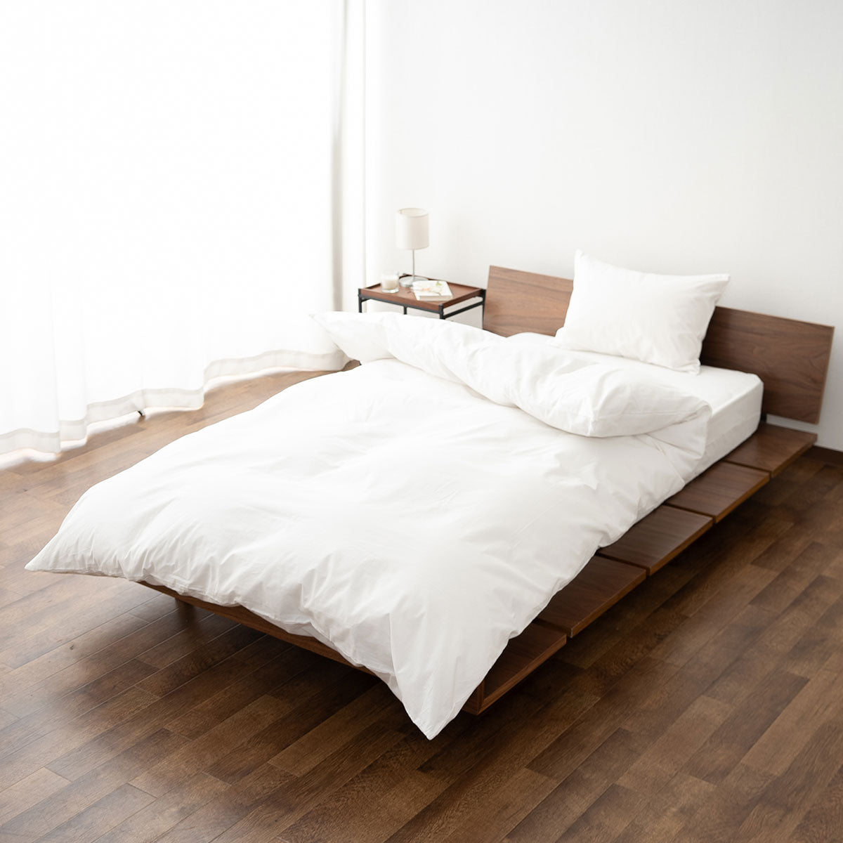 布団カバー 3点セット シングルサイズ ベッド用 日本製 綿100% 無地 (掛け布団カバー・ボックスシーツ・ピロケース)