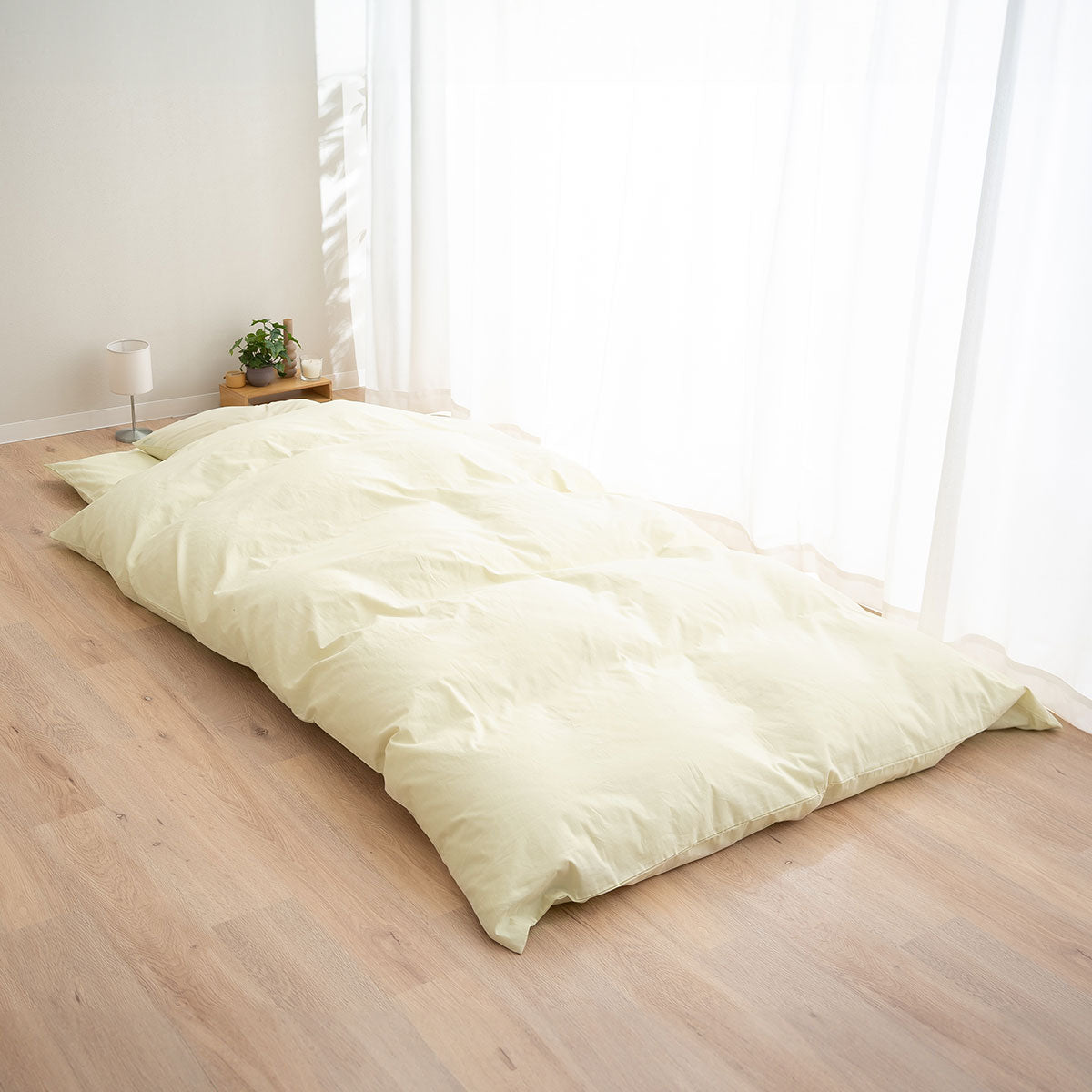 布団カバー 3点セット シングルサイズ 和布団用 日本製 綿100% 無地 (掛け布団カバー・敷き布団カバー・ピロケース)