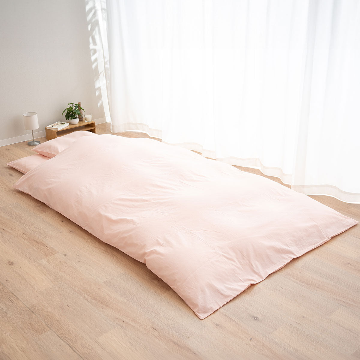 布団カバー 3点セット シングルサイズ 和布団用 日本製 綿100% 無地 (掛け布団カバー・敷き布団カバー・ピロケース)