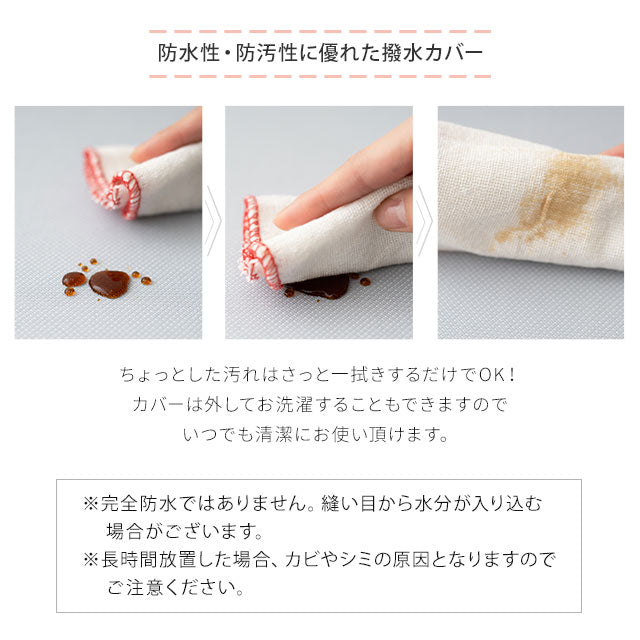 折りたたみ プレイマット 140×140 正方形 ベビーマット クッションマット ラグ 折りたたみ 大判 厚手 防音 防水