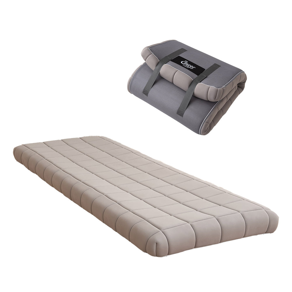 布団マットレス 収納バンド付き 3層構造 極厚 丸巻きタイプ 復元率97% へたりにくい 低反発ウレタン 高反発ウレタン FUTONマットレス